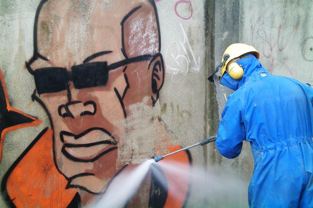 Graffiti Removal metro pressure shine